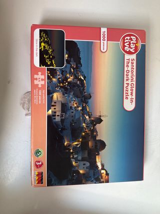 Puzzle Santorini Glow-in-the-Dark 1000 piezas