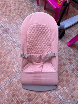 Hamaca bebé imitación Baby Björn rosa