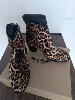 Botines Zadig & Voltaire Mujer Animal Print