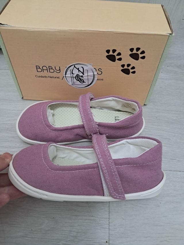 Merceditas Baby Lobitos Barefoot Talla 29