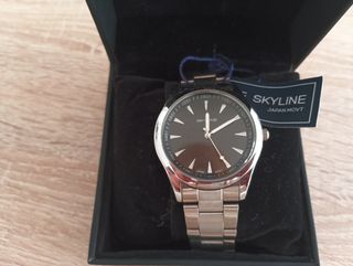 Reloj Skyline Japan Movt Plateado