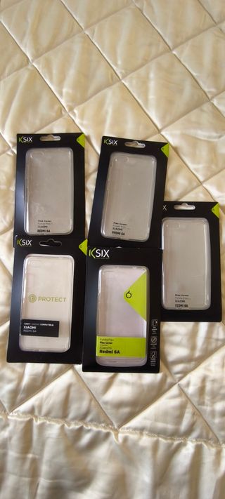 5 Fundas Flex Ksix para Xiaomi Redmi 6A
