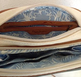 Bolso Bandolera Pepe Jeans Mujer Beige/Azul