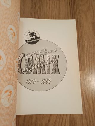 Antología española del comix underground 1970/1980