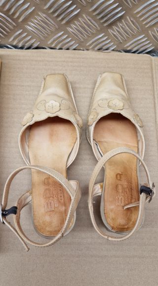 Sandalias de mujer beige, talla 35,  B.D.A