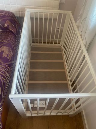Conjunto cuna Gulliver Ikea y colchón