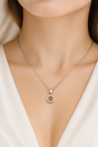 Collana Jadore Acciaio Inox Rosa Argento