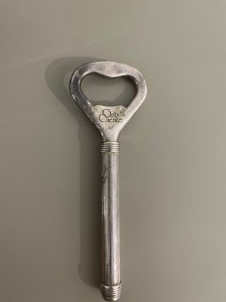 Sacacorchos chapado en plata