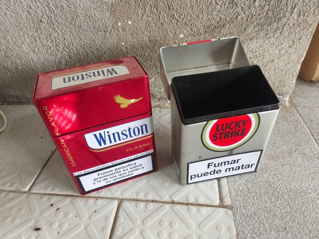 Latas de Colección Winston y Lucky Strike
