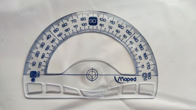 Set de geometría Maped: escuadra, cartabón y regla