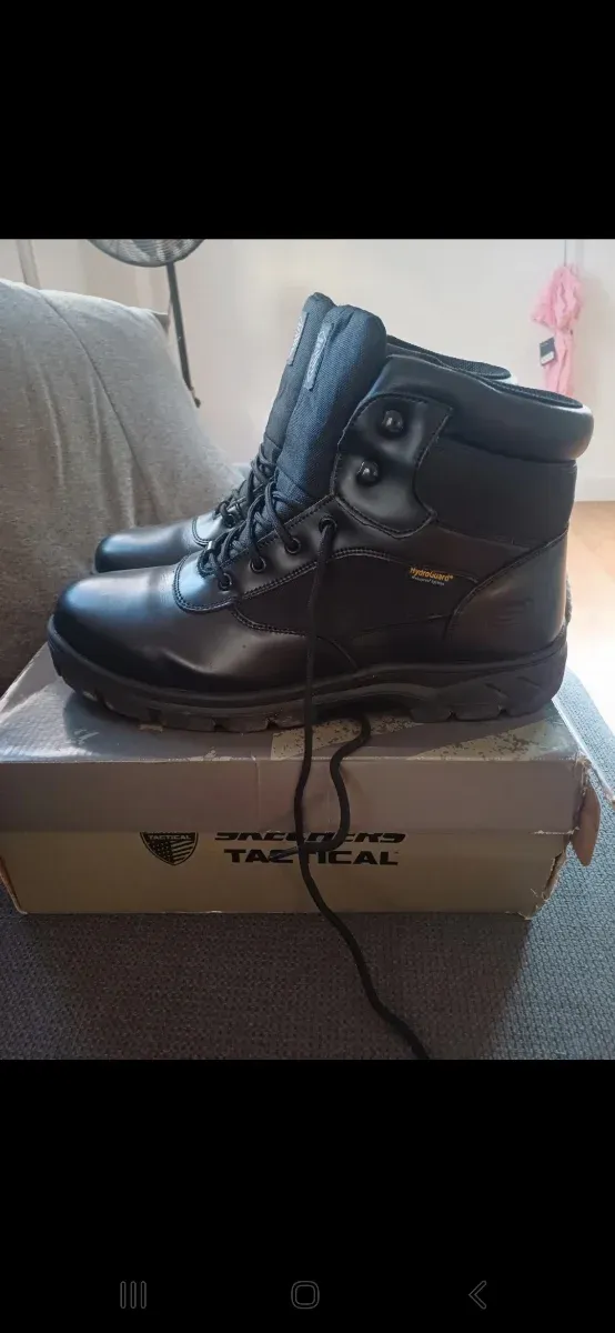 Botas Skechers Work Tácticas Negras