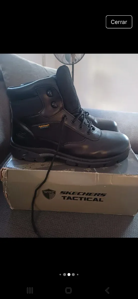 Botas Skechers Work Tácticas Negras