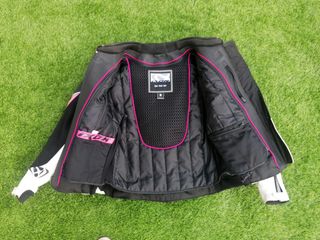 Traje moto cuero Ixon mujer 2 piezas