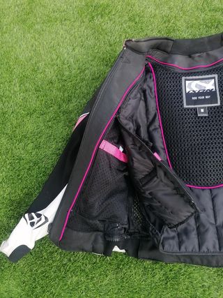 Traje moto cuero Ixon mujer 2 piezas