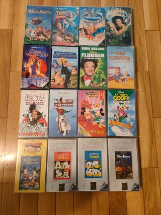 Películas VHS Disney Clásicos