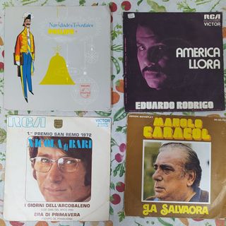 Discos singles vinilo antiguos