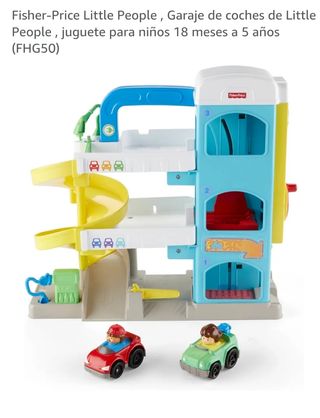Parking infantil con coches. fisher price