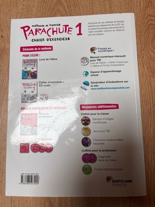 PARACHUTE 1 PACK CAHIER D'EXERCICES