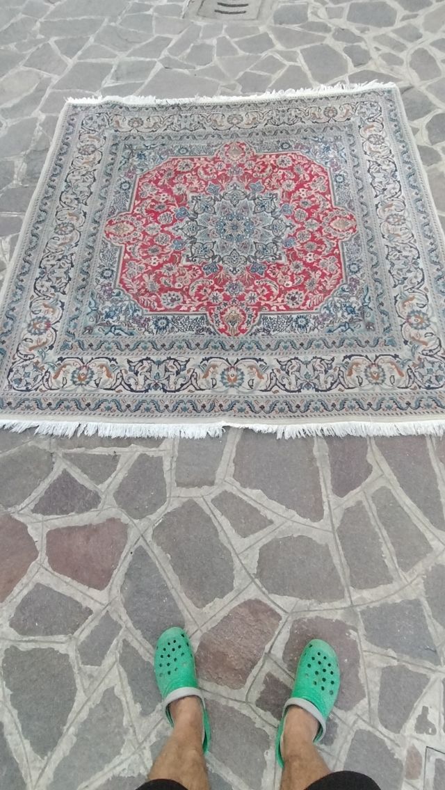 Tappeto Persiano Nain 190x200 Lana