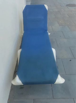 Hamacas de playa azules