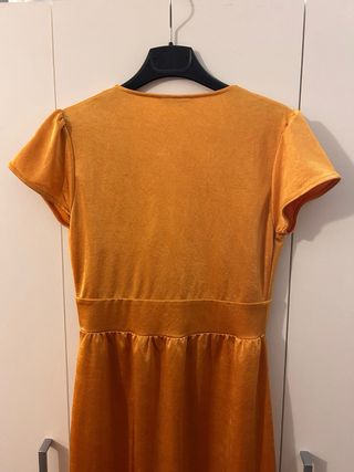 Abito Zara oro velluto taglia M