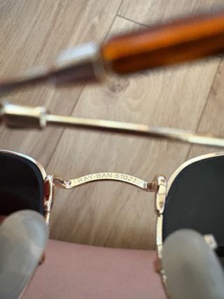 Gafas de sol Ray-Ban Hexagonal Doradas
