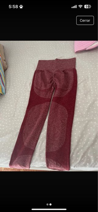 Mallas deportivas invierno rojas