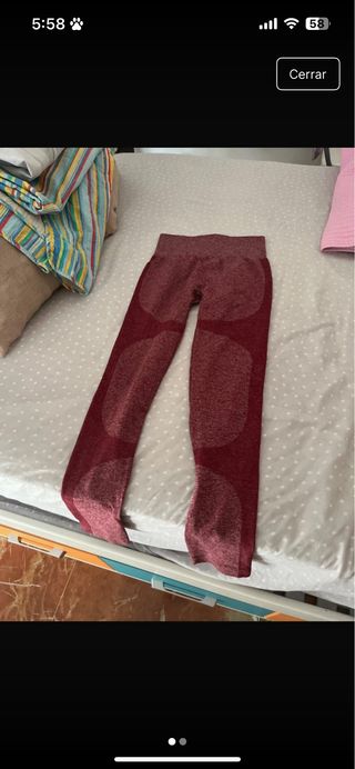 Mallas deportivas invierno rojas