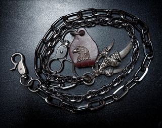 Catena Biker Portafoglio/Jeans Doppia Lavorazione