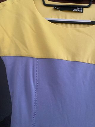 Vestito Moschino Giallo/Lilla Vintage