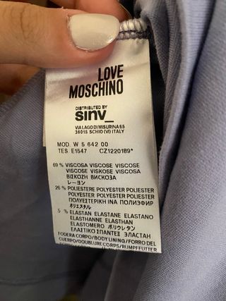 Vestito Moschino Giallo/Lilla Vintage