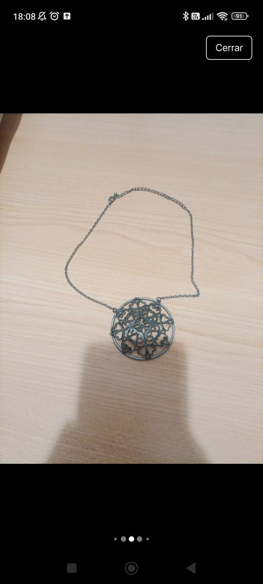 Colgante estilo envejecido