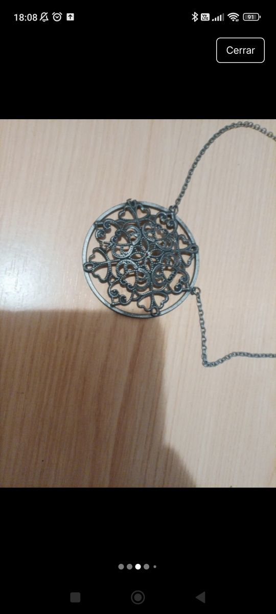 Colgante estilo envejecido