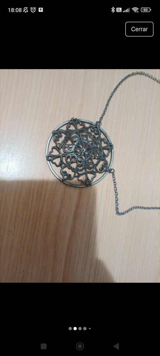 Colgante estilo envejecido