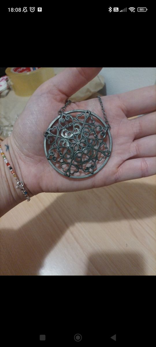 Colgante estilo envejecido