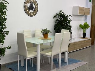 ULTIMA UNIDAD MESA BLANCA+ 6 SILLAS NUEVA