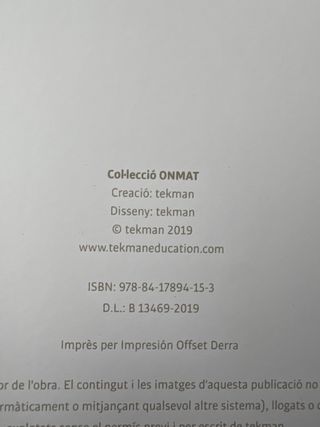 Practica amb ONMAT 3r ESO en catalan
