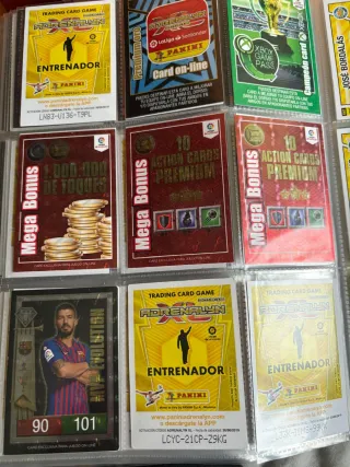 Álbum totalmente completo Adrenalyn 18-19