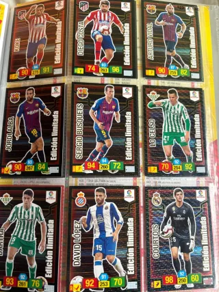 Álbum totalmente completo Adrenalyn 18-19