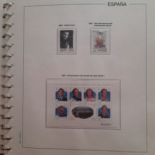 ALBUM SELLOS DE ESPAÑA DEL AÑO 2001