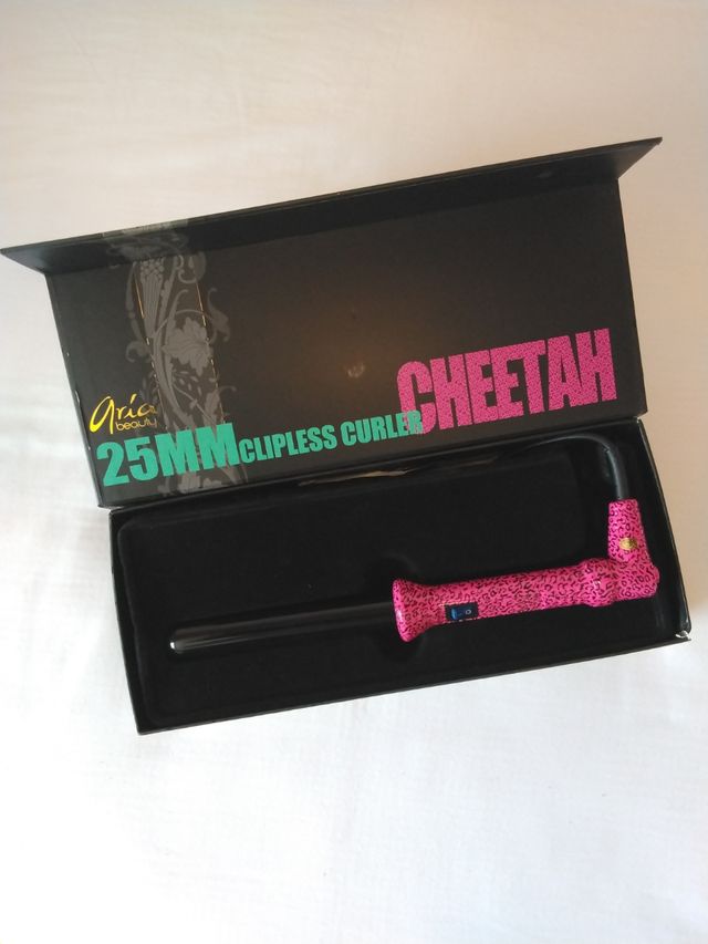 Rizador Aria Beauty 25mm Rosa + Guante