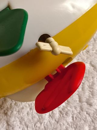 JUGUETE ANTIGUO INFANTIL "GEYPER" PATO A CUERDA