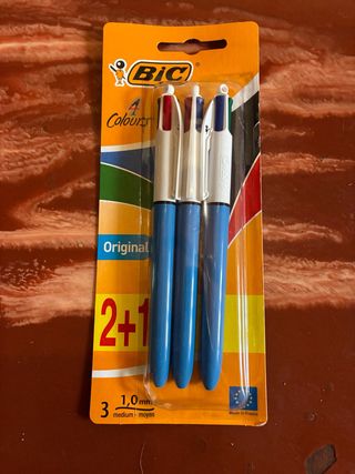 Confezione da 3 penne BIC 4 Color Original