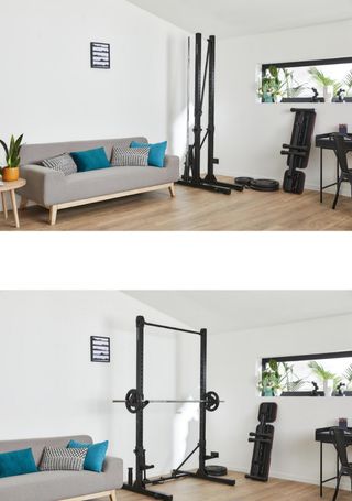Rack Musculación Plegable Decathlon