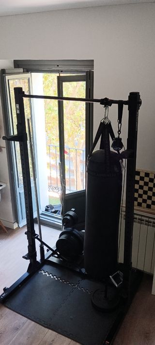 Rack Musculación Plegable Decathlon