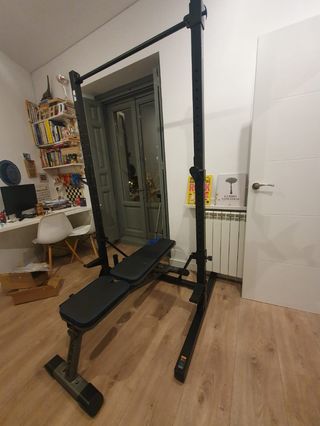 Rack Musculación Plegable Decathlon
