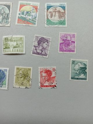 Lote Sellos Italia Años 70,80 y 90