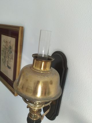 Lámpara de pared quinqué