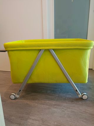 Minicuna Baby Clic Pistacho + Ropa de Cuna