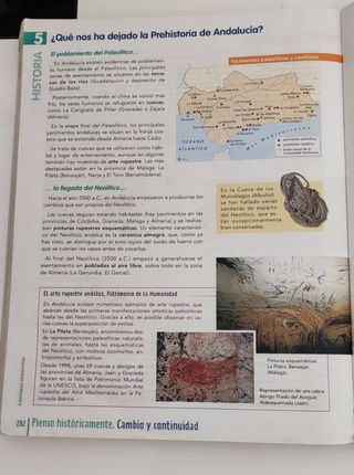 Libro de Geografía Historia EN RED GH 1 ANDALUCIA
